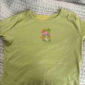 Vintage frog mushroom vintage tee